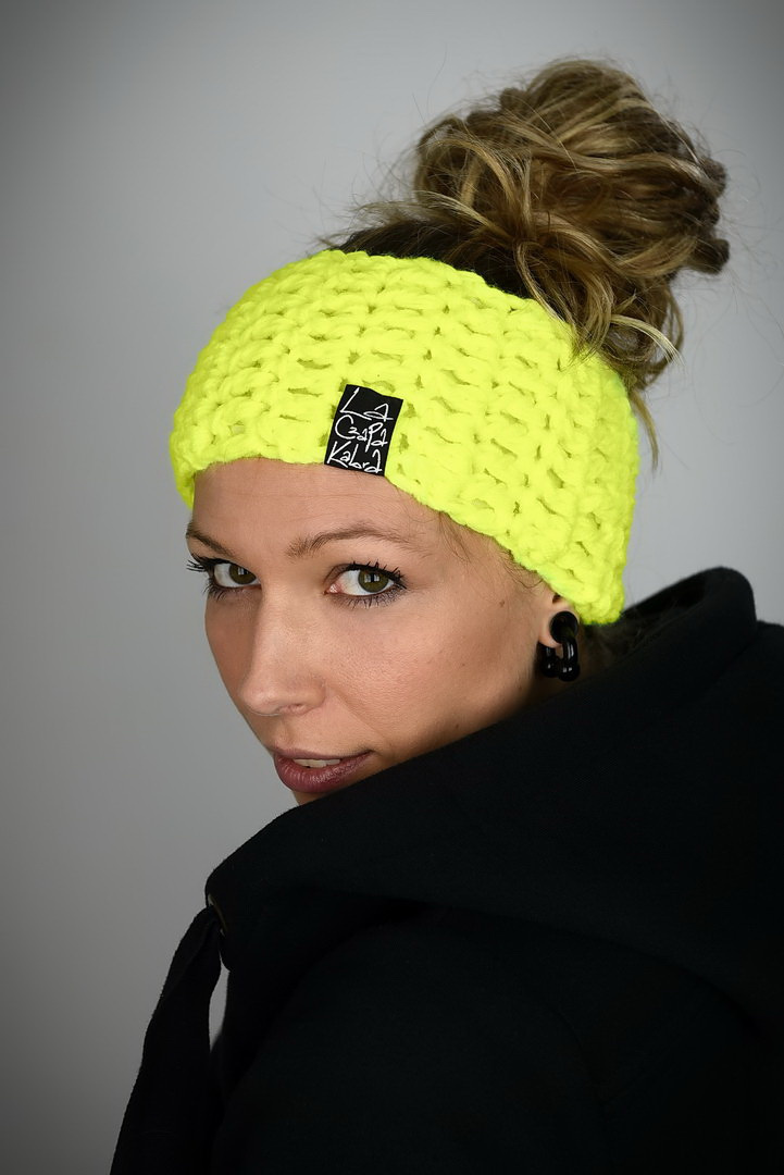 Opaska Mono 24 - ŻÓŁTA FLUO Opaska Mono 24 - ŻÓŁTA FLUO