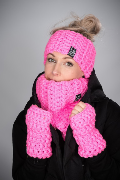 Opaska Mono 35 - RÓŻOWA FLUO Opaska Mono 35 - RÓŻOWA FLUO