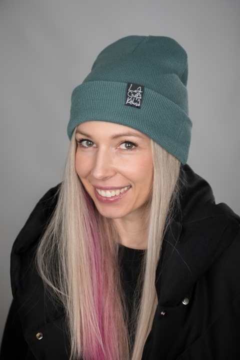 Czapka LCK 32 - SZARONIEBIESKA