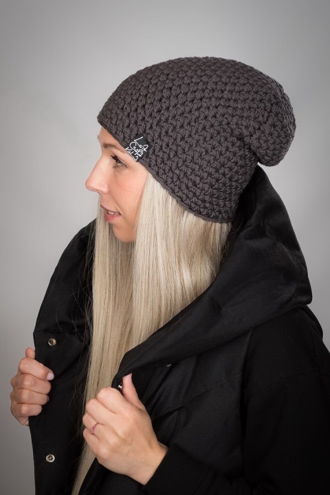 Czapka Merino 03 - MOKKA