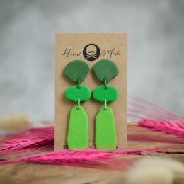 Kolczyki Tamara - zielone