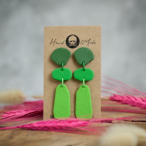 Kolczyki Tamara - zielone