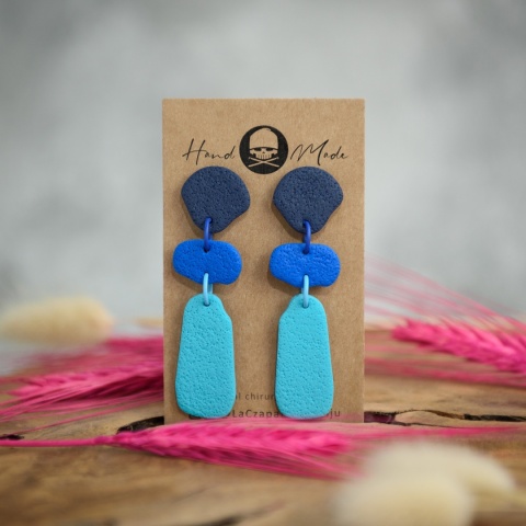 Kolczyki Tamara - niebieskie