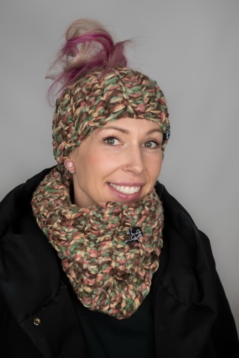 Opaska Melange 38 - KOLOROWY MELANŻ