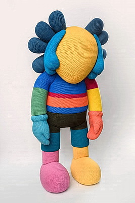 oszydełkowana figurka Kaws by Anchorball